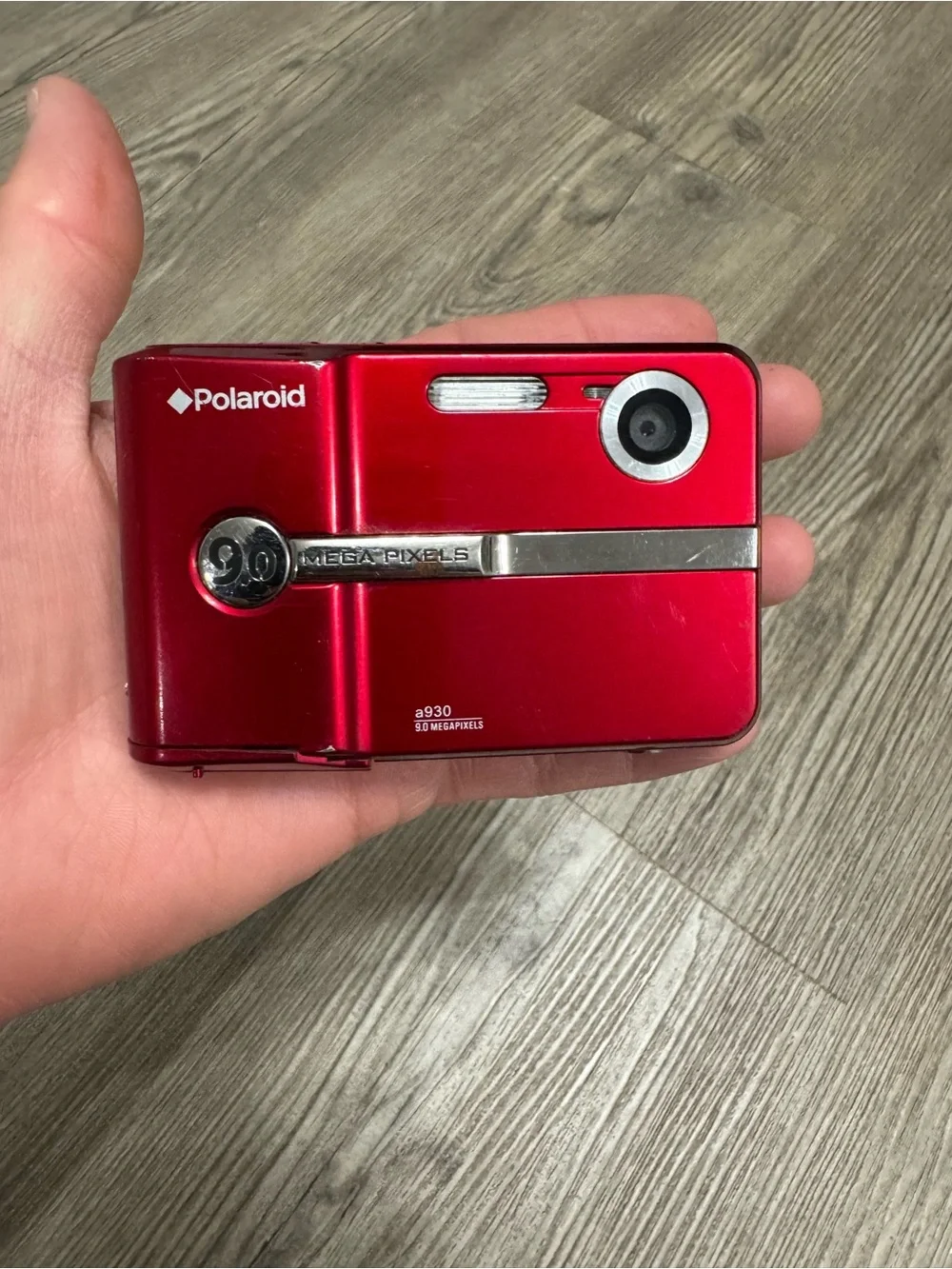 Polaroid A930 9.0MP Digital Camera Red Tested Working